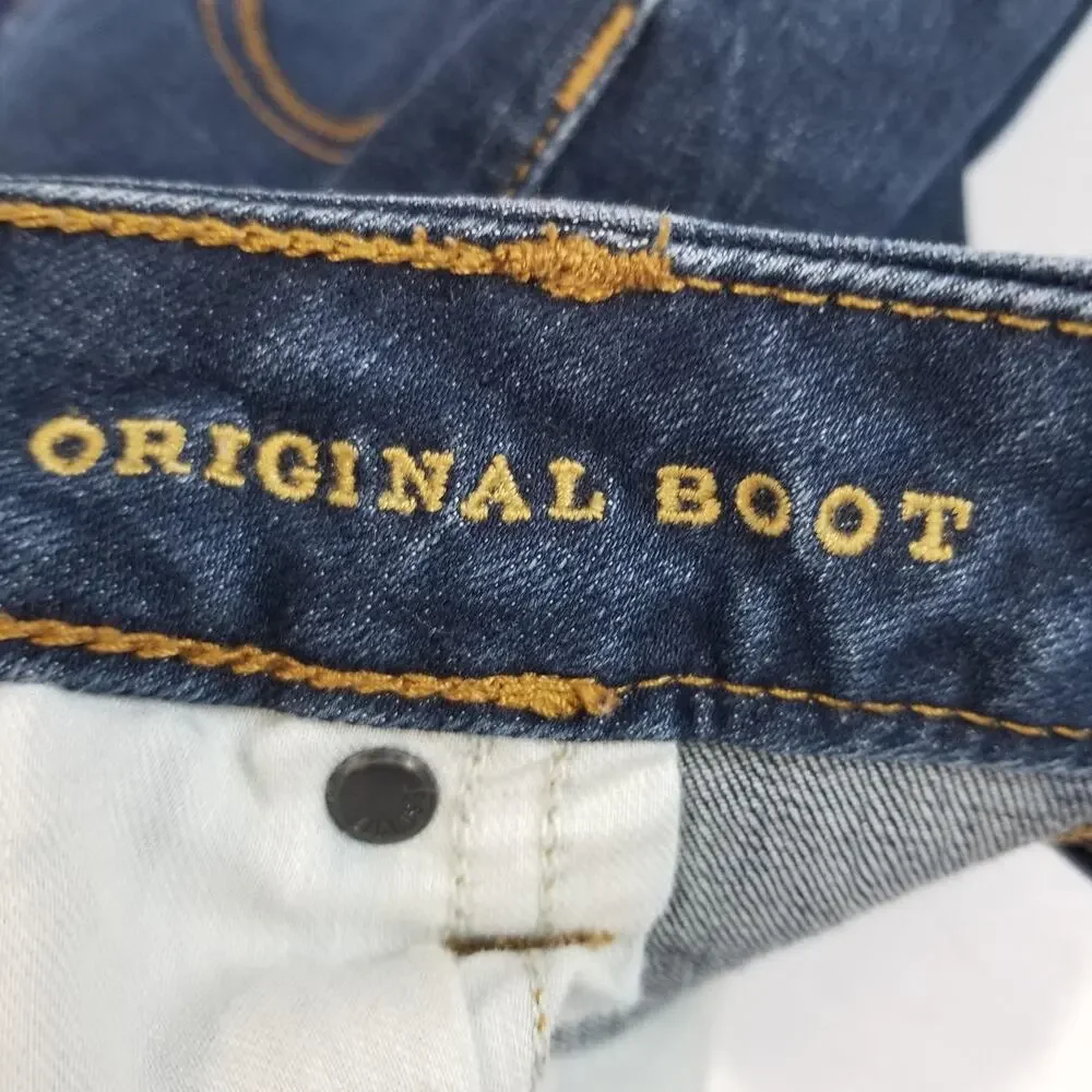 American Eagle Outfitters Original Boot Jeans Mens 36x34 Blue Extreme Flex Denim